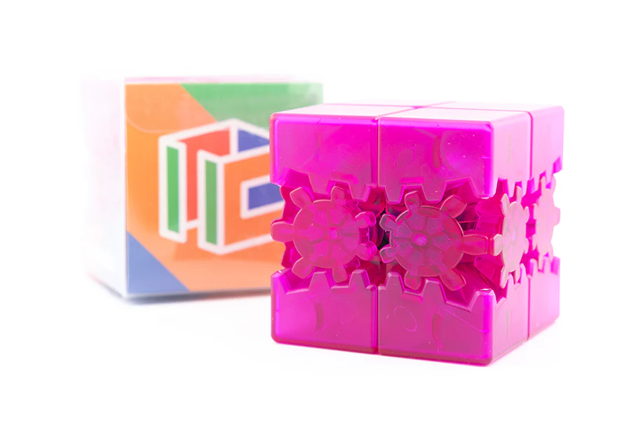 Bram & Oskar Gear 2x2 Cube (DIY 6-Color Stickers) (Limited Edition)
