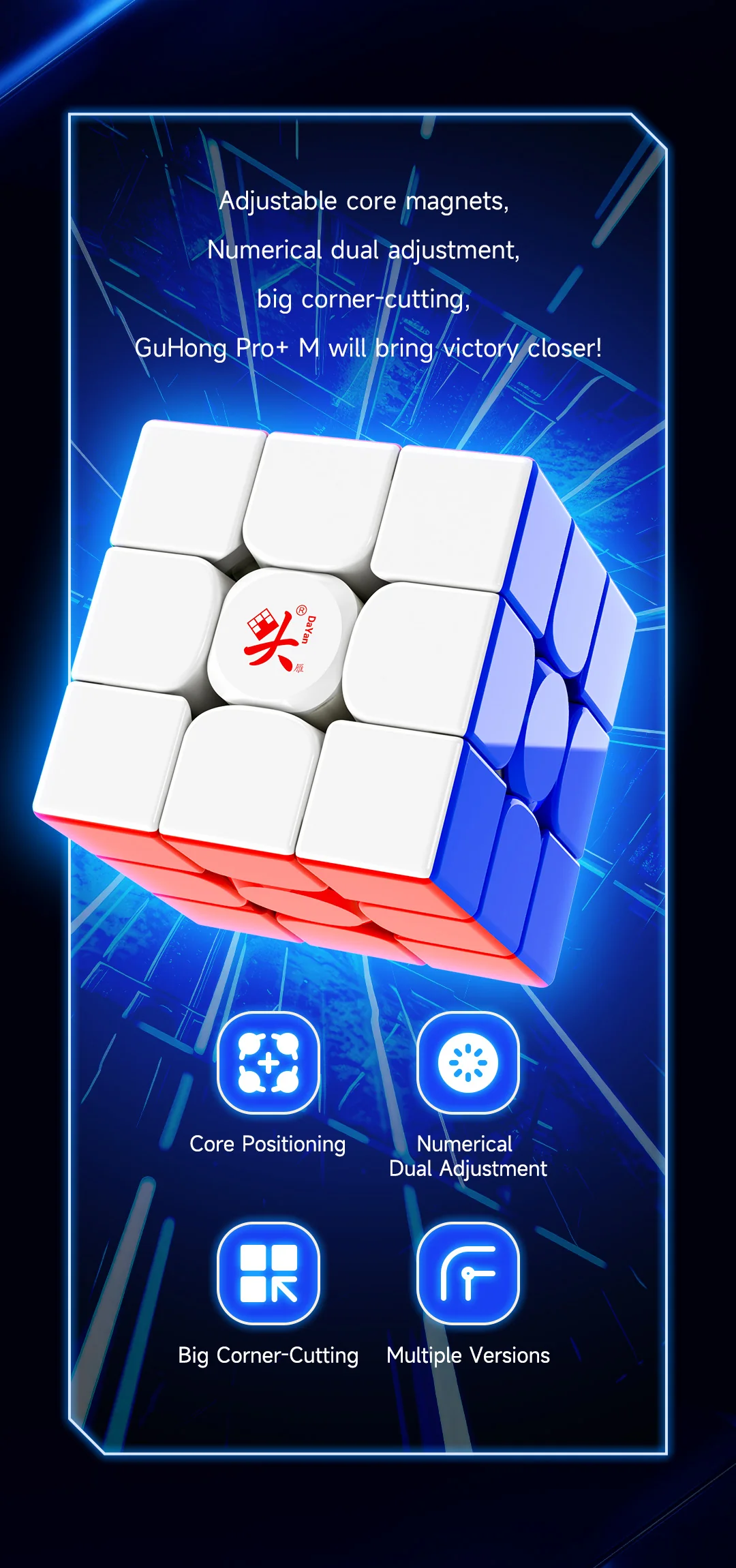 DaYan GuHong Pro+ 3x3 54mm (MagLev) - Image 4