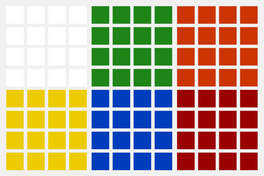 GAN 460 4x4 Sticker Set - Image 6