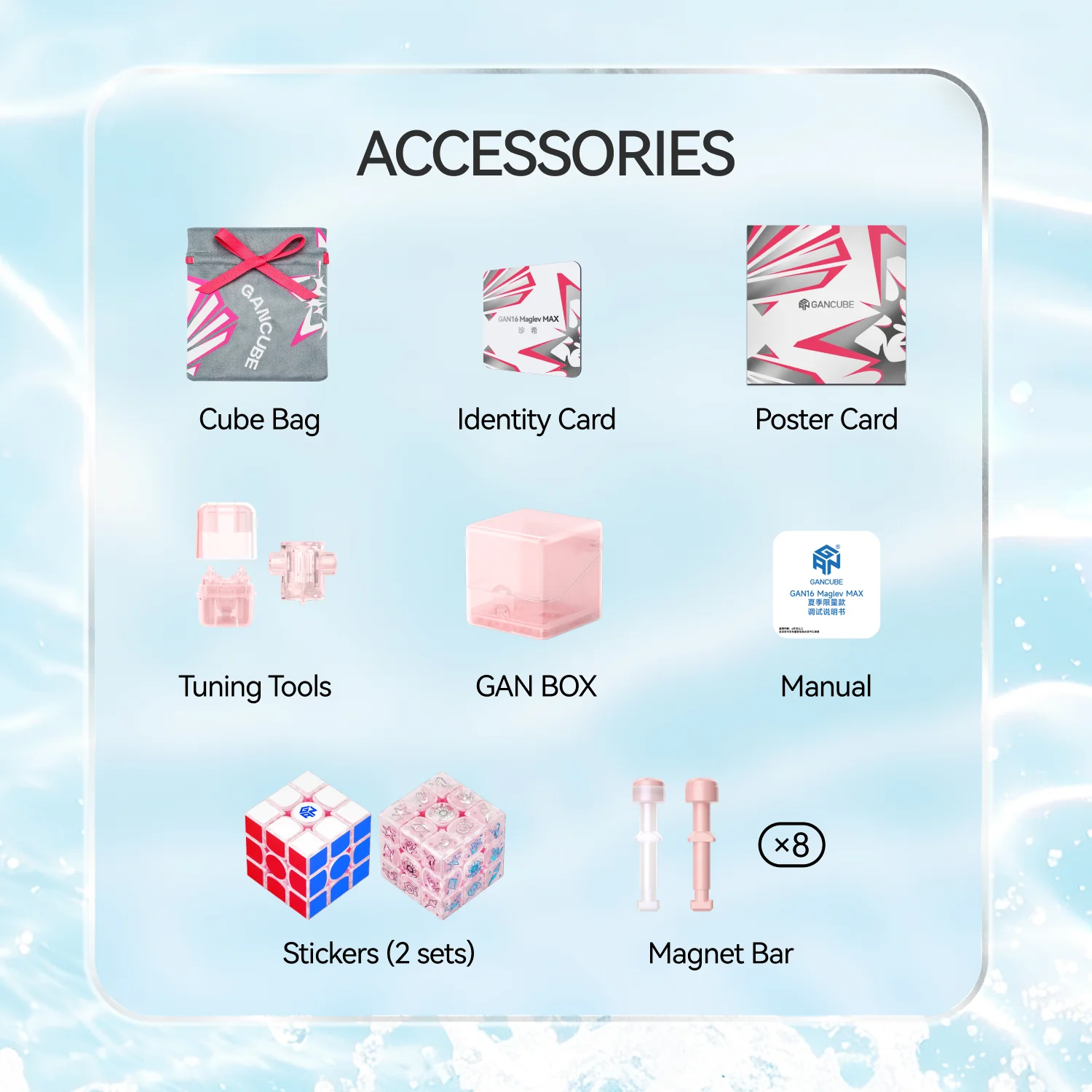 GAN16 MagLev MAX 3x3 AQUALIS (Summer LE) [Pre-Order] - Image 15