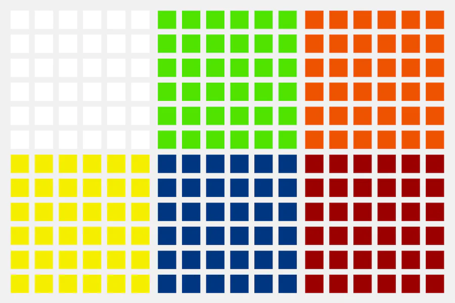 MoYu AoShi 6x6 GTS Sticker Set - Image 5