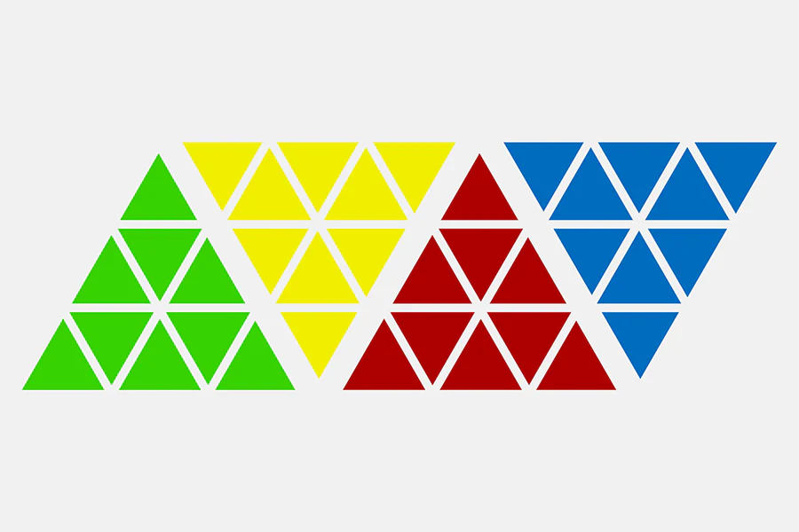 MoYu Magnetic Pyraminx Sticker Set - Image 3