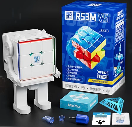 MoYu RS3 M V5 3x3 (Ball Core UV + Robot Cube Stand) - Image 2