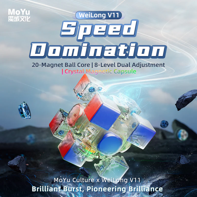 MoYu WeiLong V11 3x3 (Magnetic + UV) - Image 12