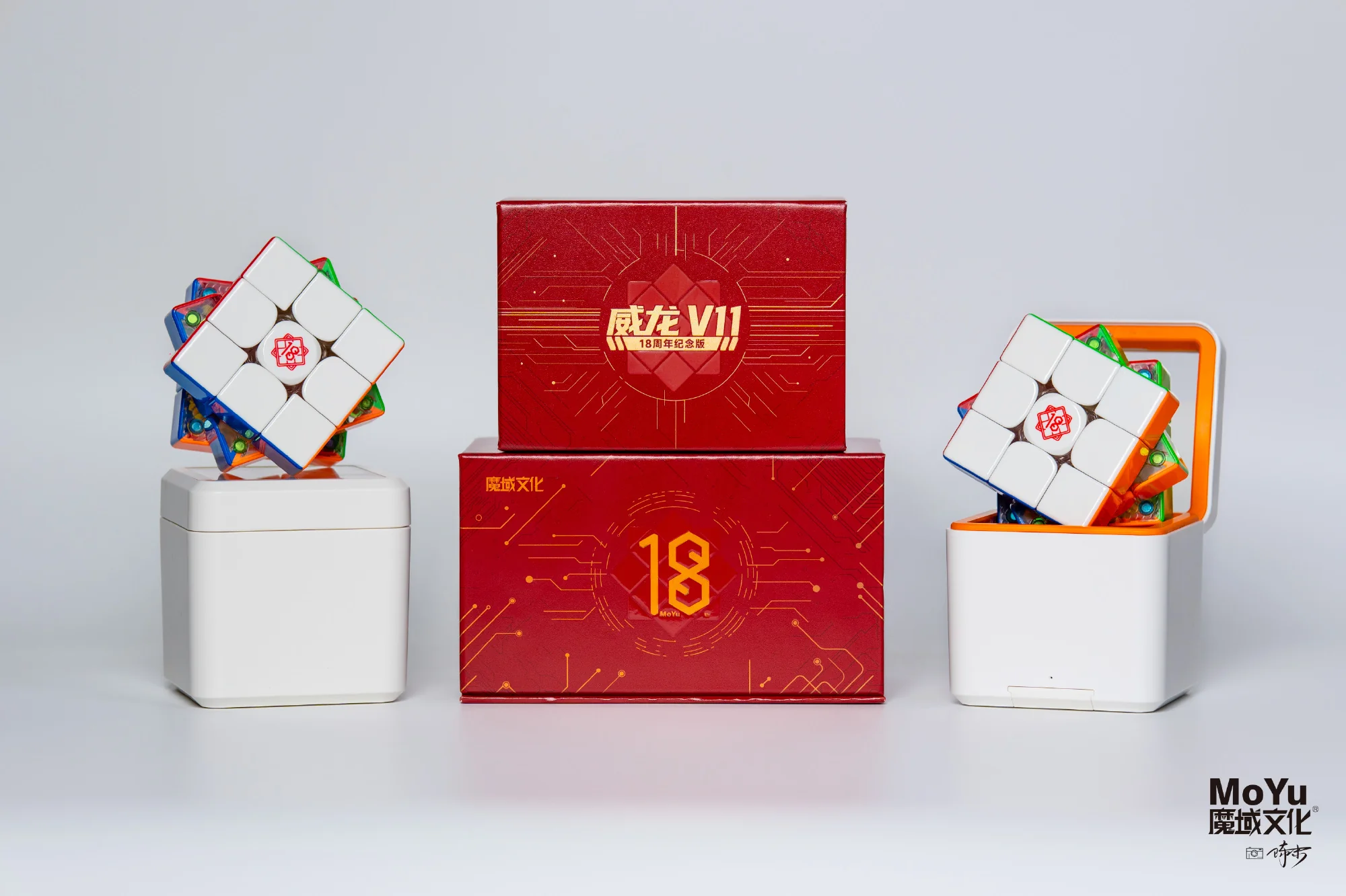 MoYu WeiLong V11 3x3 (20-Magnet Ball-Core + MagLev + UV) - 18th Anniversary Edition - Image 2