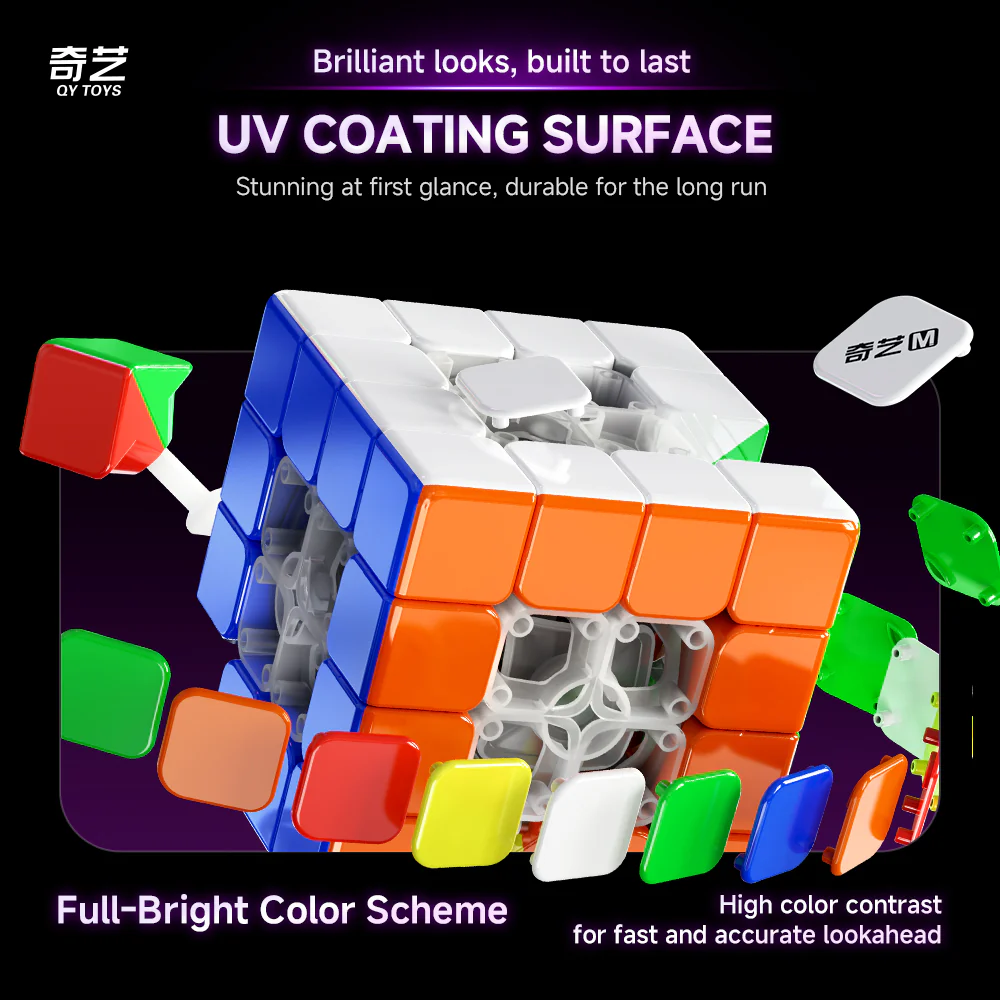 QiYi M Pro 4x4 V2 (Ball-Core + UV) - Image 5