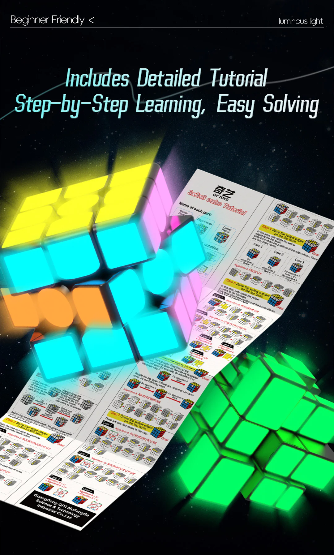 QiYi Pyraminx (Glow in the Dark Stickers) - Image 11