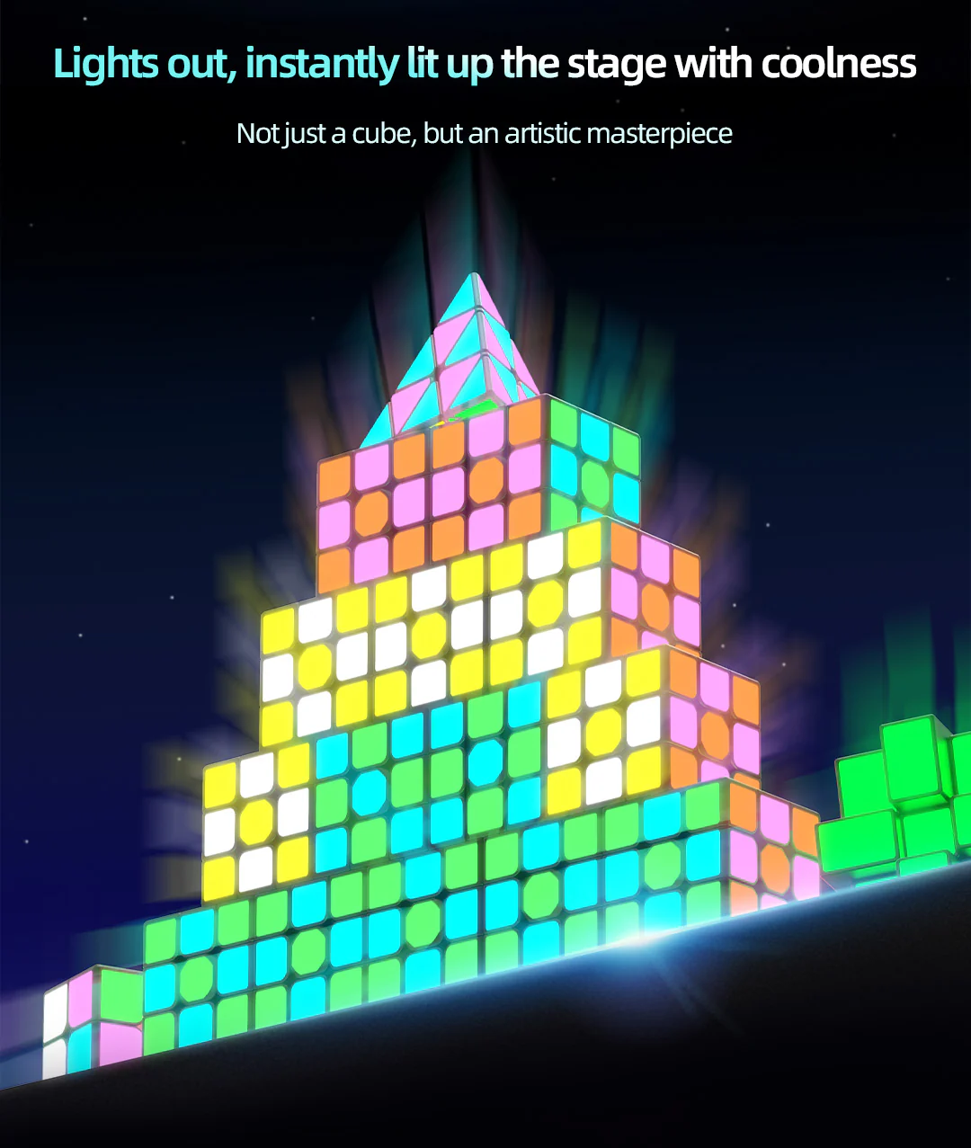 QiYi Pyraminx (Glow in the Dark Stickers) - Image 8