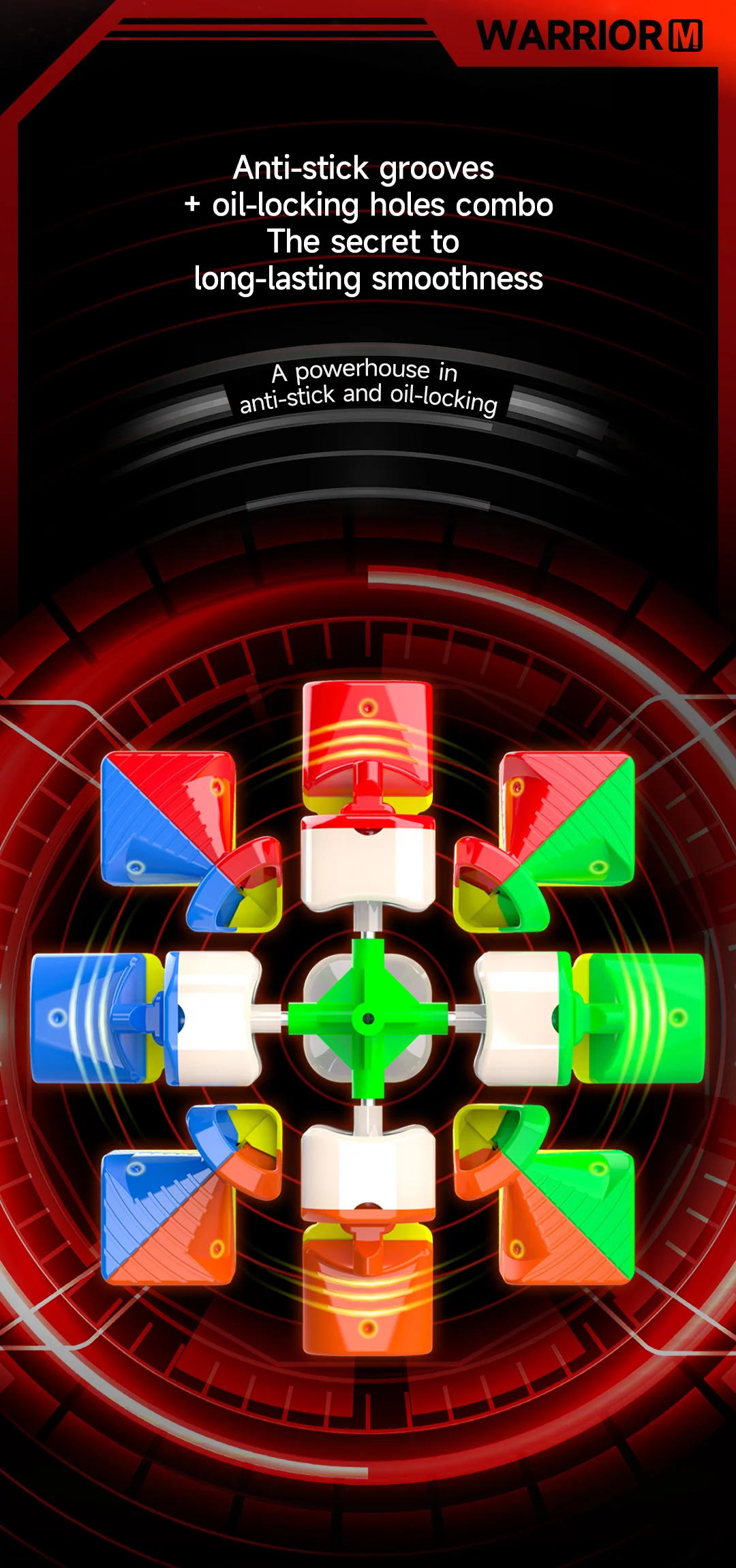 QiYi Warrior M 3x3 (Magnetic) - Image 8