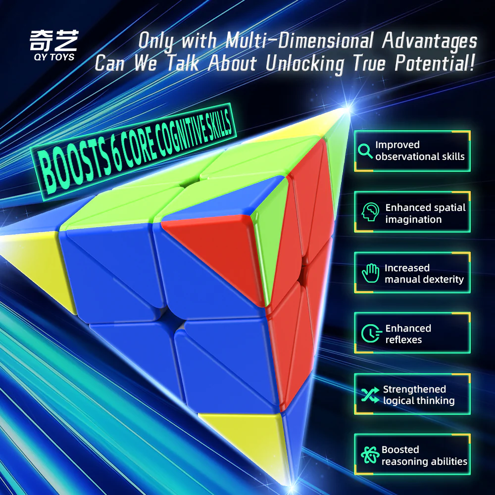 QiYi Warrior Pyraminx (Magnetic) - Image 2