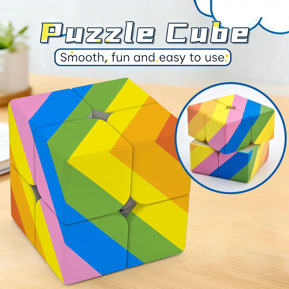 Ziina Rainbow Cube 2x2 (6-Color) - Image 8