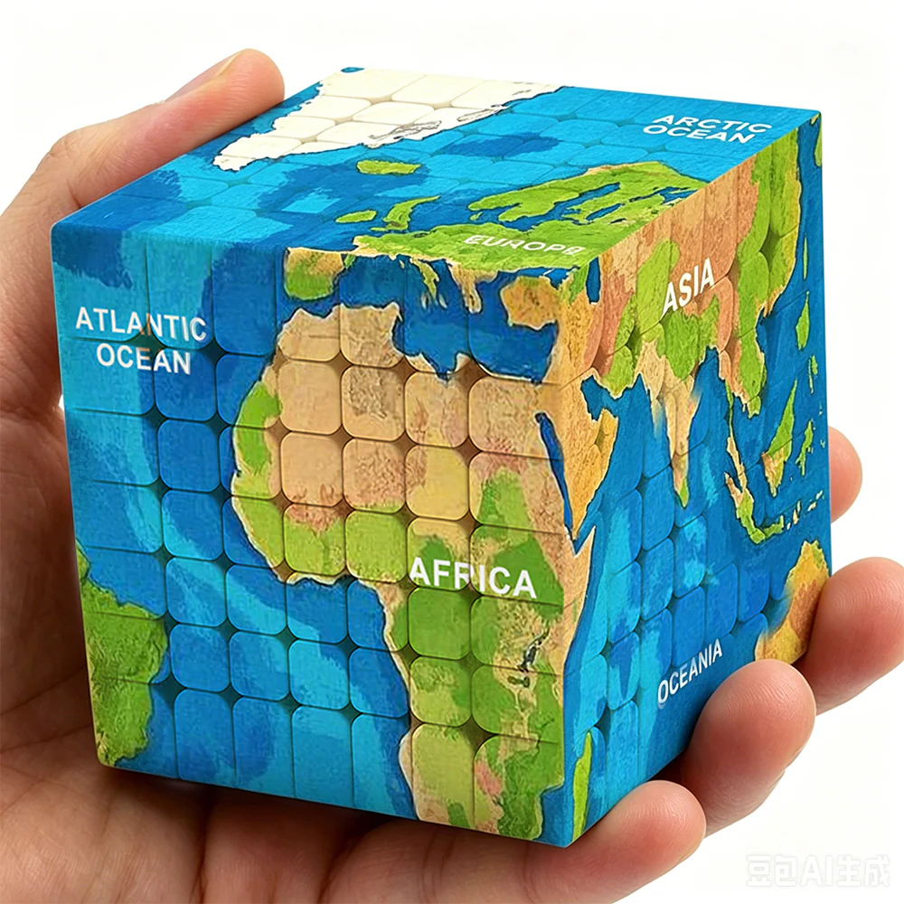 Ziina World Map 7x7 (B) - Image 6